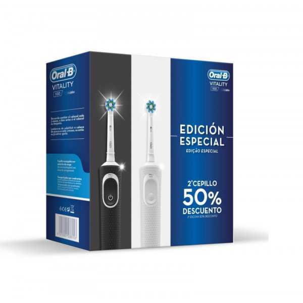 Cepillo Dental OralB Duo Vitality Pro Blanco/Negro - Cuidado Dental -  Cuidado Personal - Pequeño Electrodoméstico 