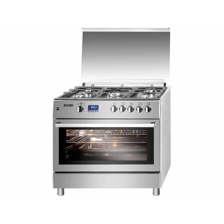 Vitrokitchen RU9060B cocina Cocina independiente Encimera de gas Antracita